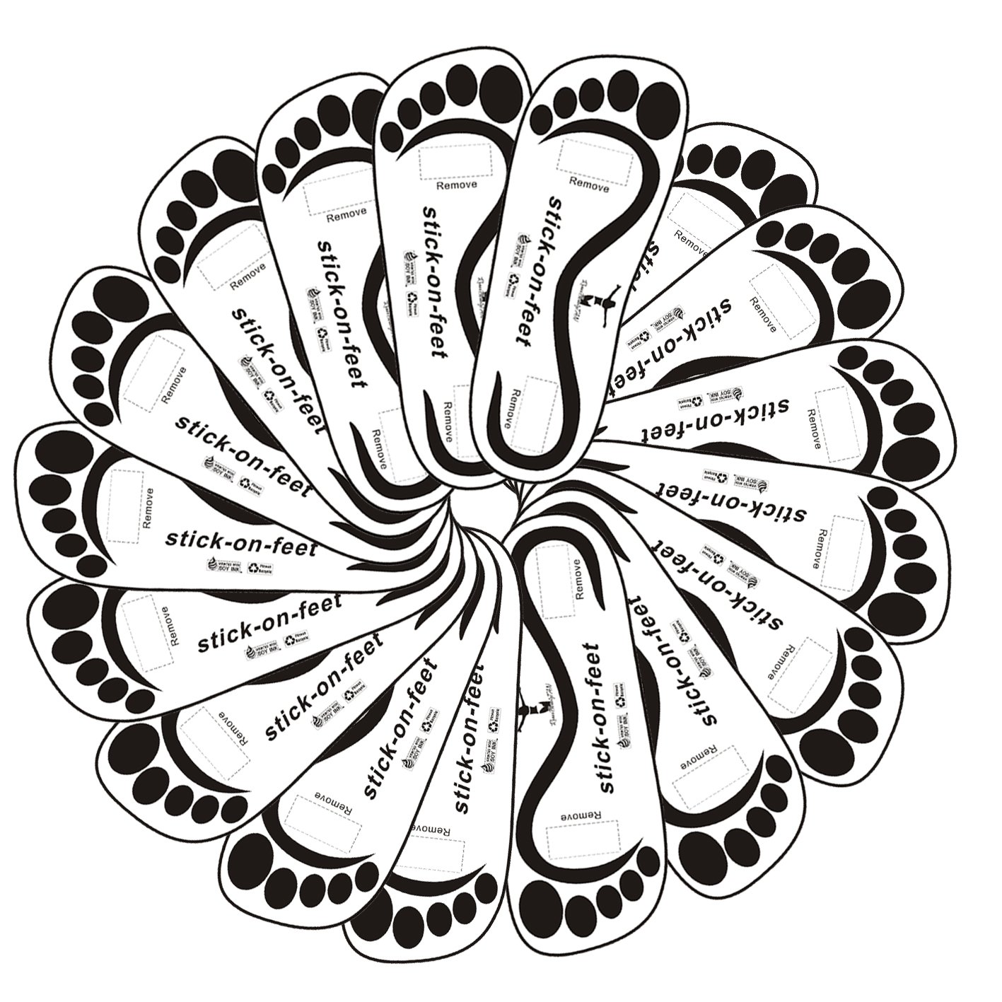 Reneetan Economy120 Pairs(240feets Total) Tanning Stciky Feet Disposable on Sunless Tan