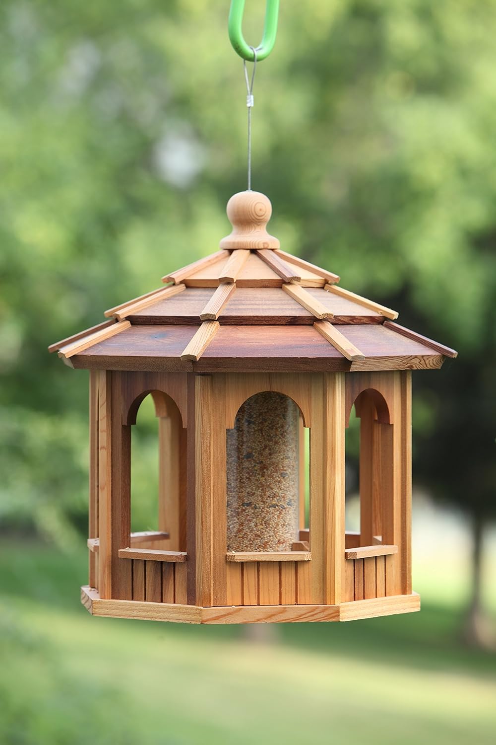 Amazon Com Cedar Birdfeeder Gazebo Octagon 16 Dia X 16 Tall Garden Outdoor