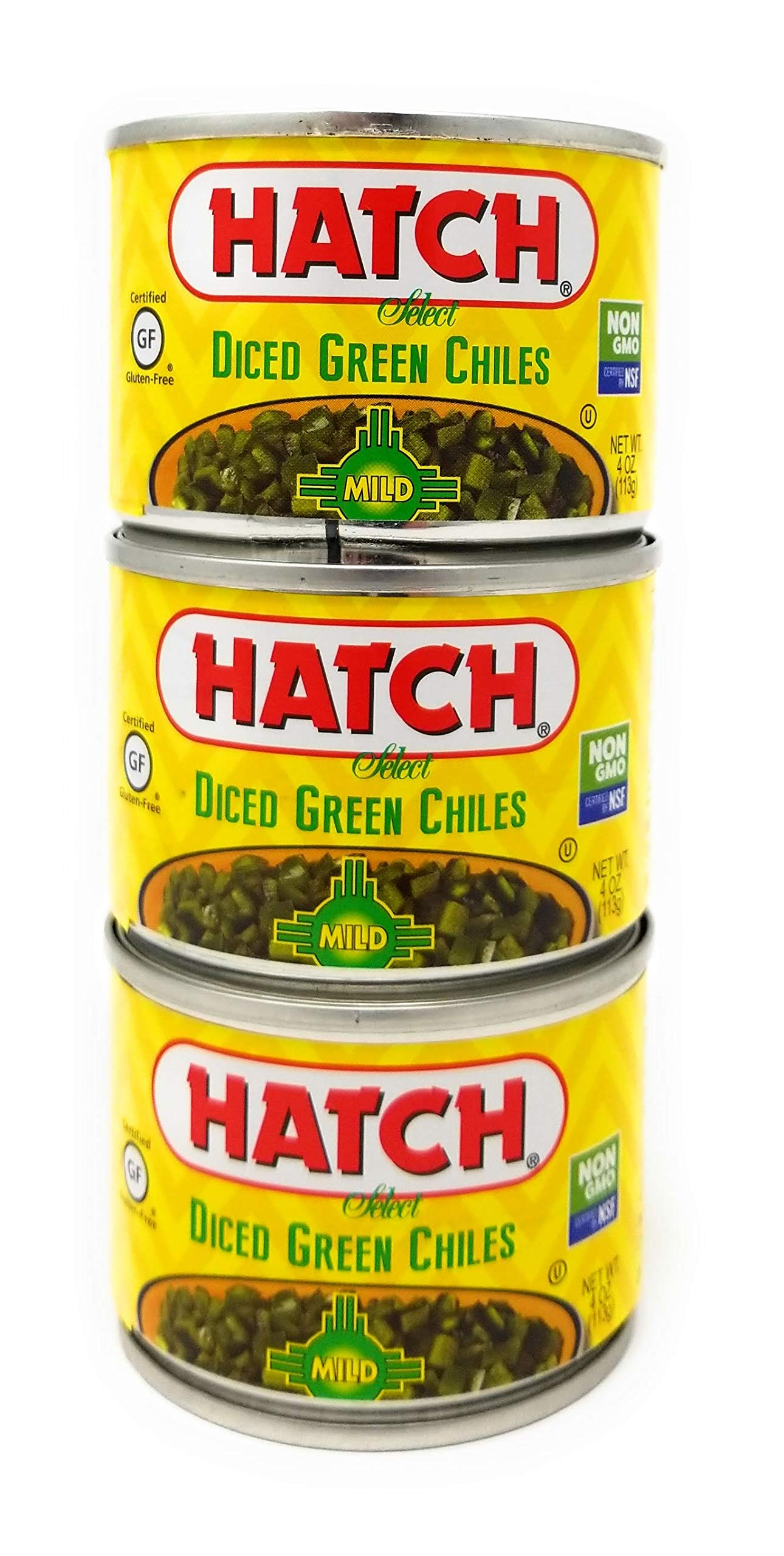 Hatch Farms Fireroasted Diced Green Chiles Mild Pack of 3 Buy