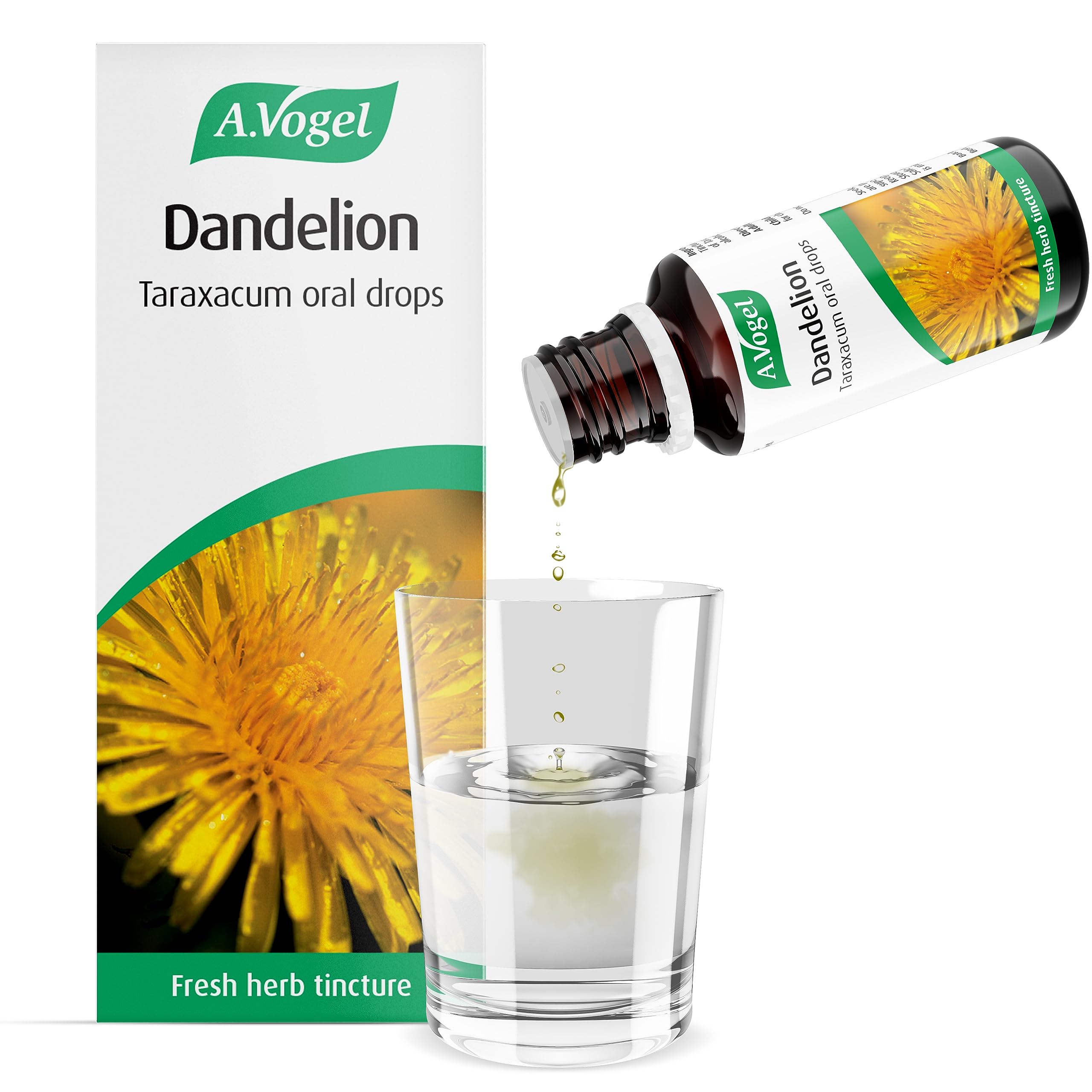 A.Vogel Dandelion Root Taraxacum Drops | Extracts of Freshly Harvested, Organically Grown Dandelion Root & Herb | 50ml
