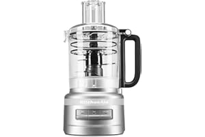 KitchenAid KFP0919CU 9 Cup Plus Food Processor, Contour Silver