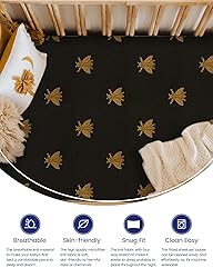 TotAha Premium Stretchy Crib Sheets