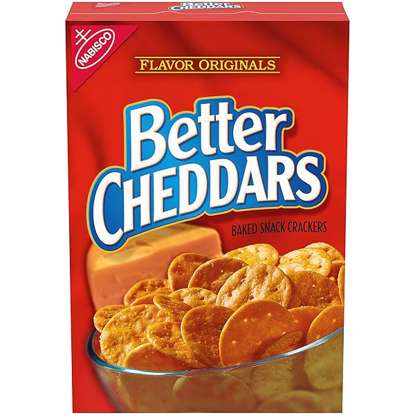 BETTER CHEDDARS BAKED SNACK CRACKERS, 6.5 OZ