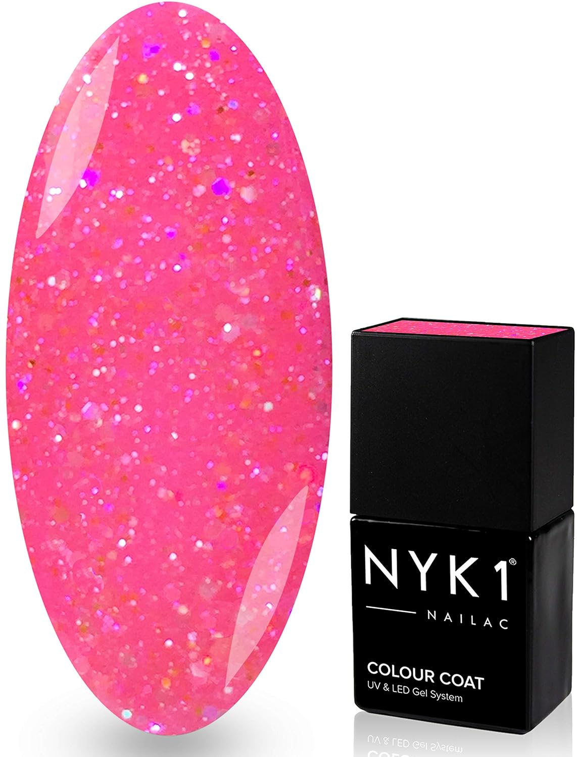 NYK1 NAILAC DIAMOND PINK Professional Shellac Gel Nail Polish UV LED