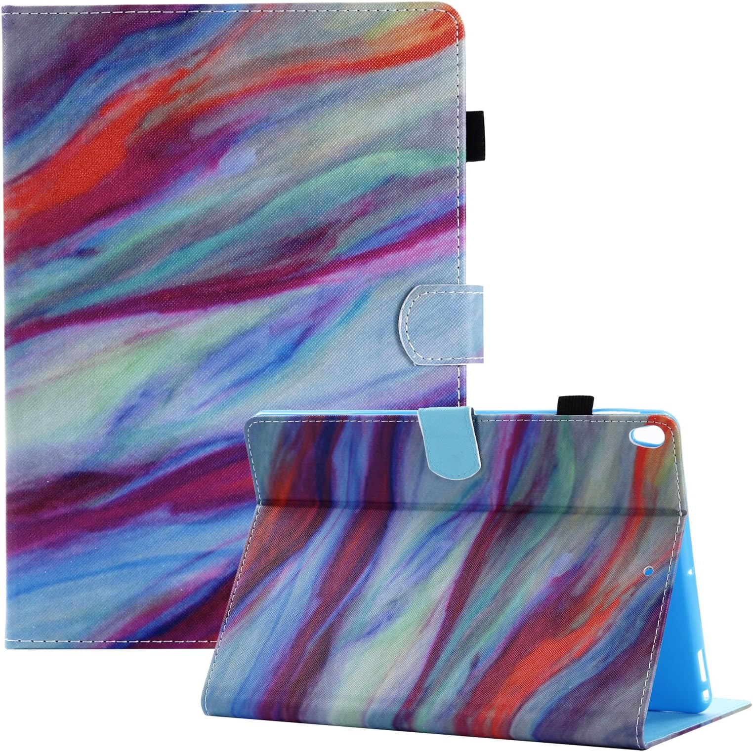 IPad Pro 10.5 Inch 2017 Case,UUcovers Slim Fit Folio Stand Case with Auto Wake/Sleep & [Pen Slot] Smart Cover for IPad Pro 10.5 Inch 2017,Purple Marble