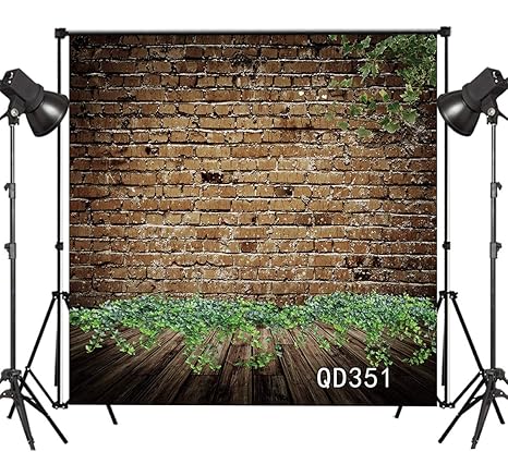 Amazon Com Lb Rustic Brick Wall Backdrop For Photography 8x8ft