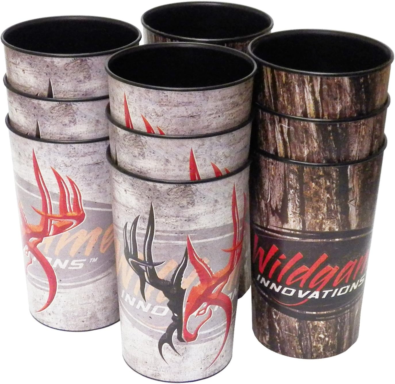Fierce Products Wildgame Innovation Souvenir Cups (12-Pack), 22-Ounce, Camo