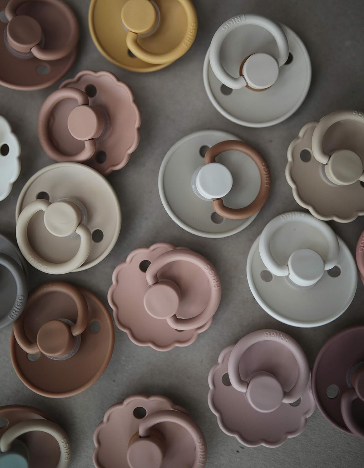 FRIGG Silicone Baby Pacifier | Made in Denmark | BPA-Free (Rust/Cream, 6-18 Months) : Baby