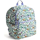 Vera Bradley Women's Peanuts Premium Cotton Bancroft Backpack, Peanuts Pals, One Size