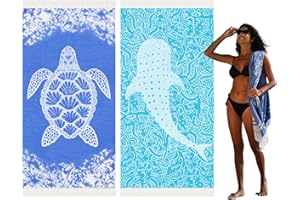 Widdonen Turkish Beach Towel Quick Dry Absorbent Cotton Lightweight Thin Bathroom Bath Pool Swim Towels Extra Large Oversized Sand Free Towel Beach Accessories Essentials Stuff Cloud Gift for Adults