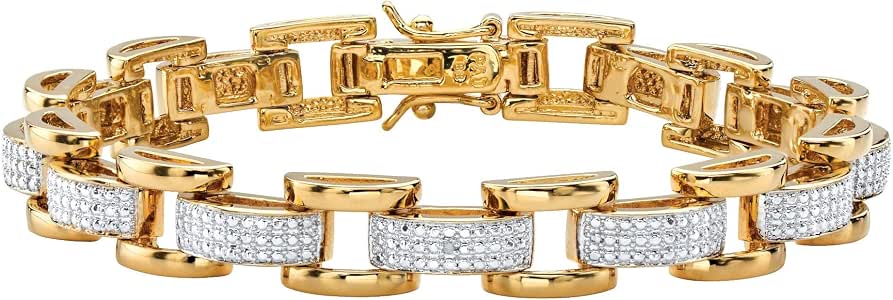 Palm Beach Jewelry Men's White Diamond Accent
