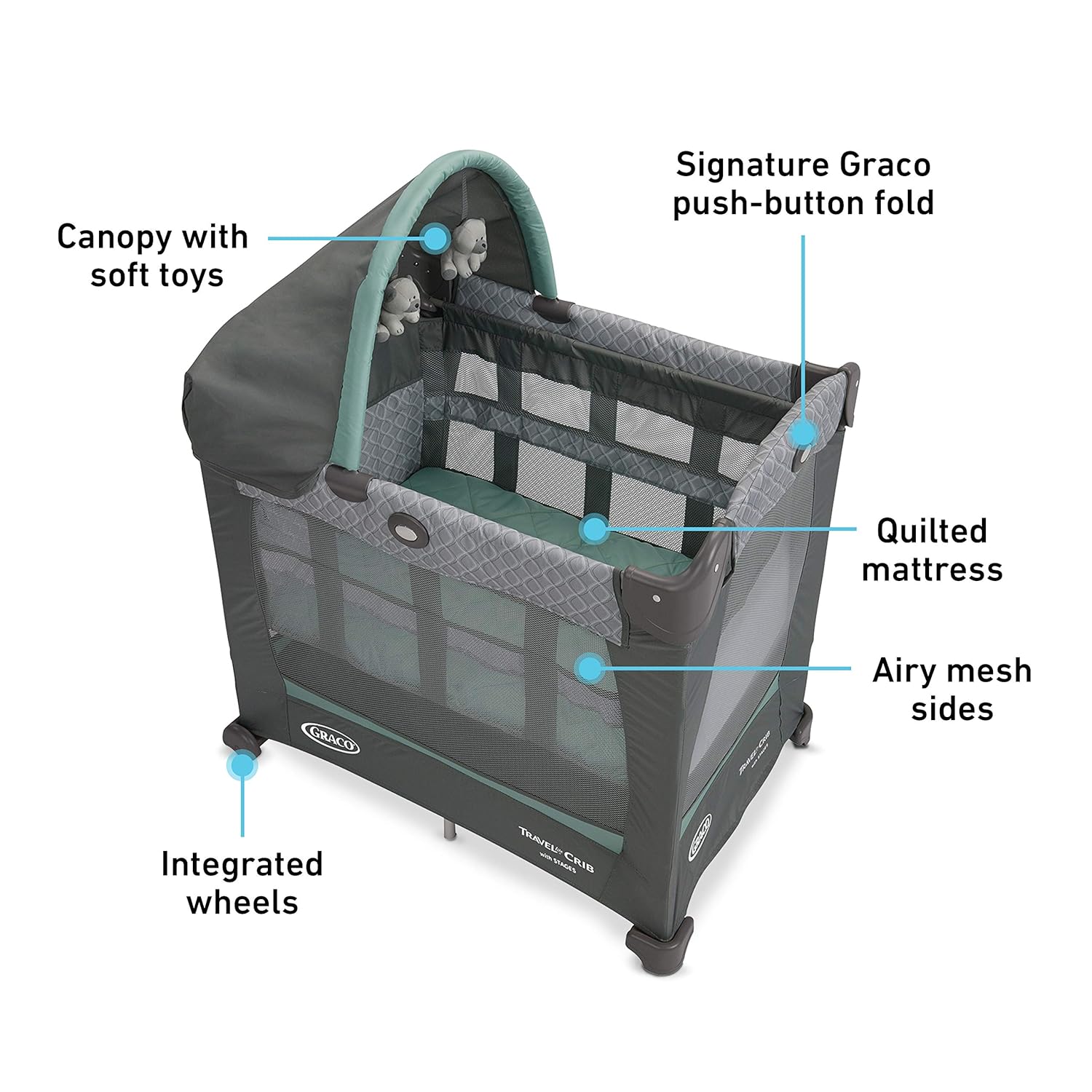 graco folding bassinet