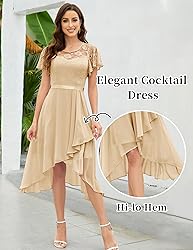 Wedtrend Champagne Women's Bridesmaid Dresses, 2023