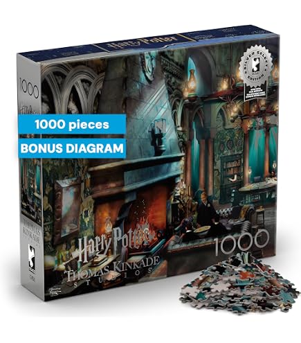 Amazon.com: New York Puzzle Company - Harry Potter Chapter Art