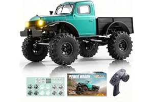 BEEZRC FMS RC Crawler 1/24 FCX24 Brushless Power Wagon RTR 4WD RC Rock Car with BATRAZZI Tires Hobby Grade RC Car for Adult M
