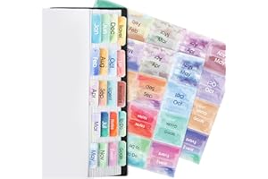 GBYMIUY Planner Monthly Tabs(80 Stickers in Total,36 Month,24 Subject,20 Blank) Calendar Monthly Label Stickers for Planners, Subject Label Adhesive Tabs for Folders, Pages(Watercolor)