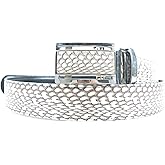 Pelgio Genuine Cobra Snake Skin Auto Locking Men's Belt 46"