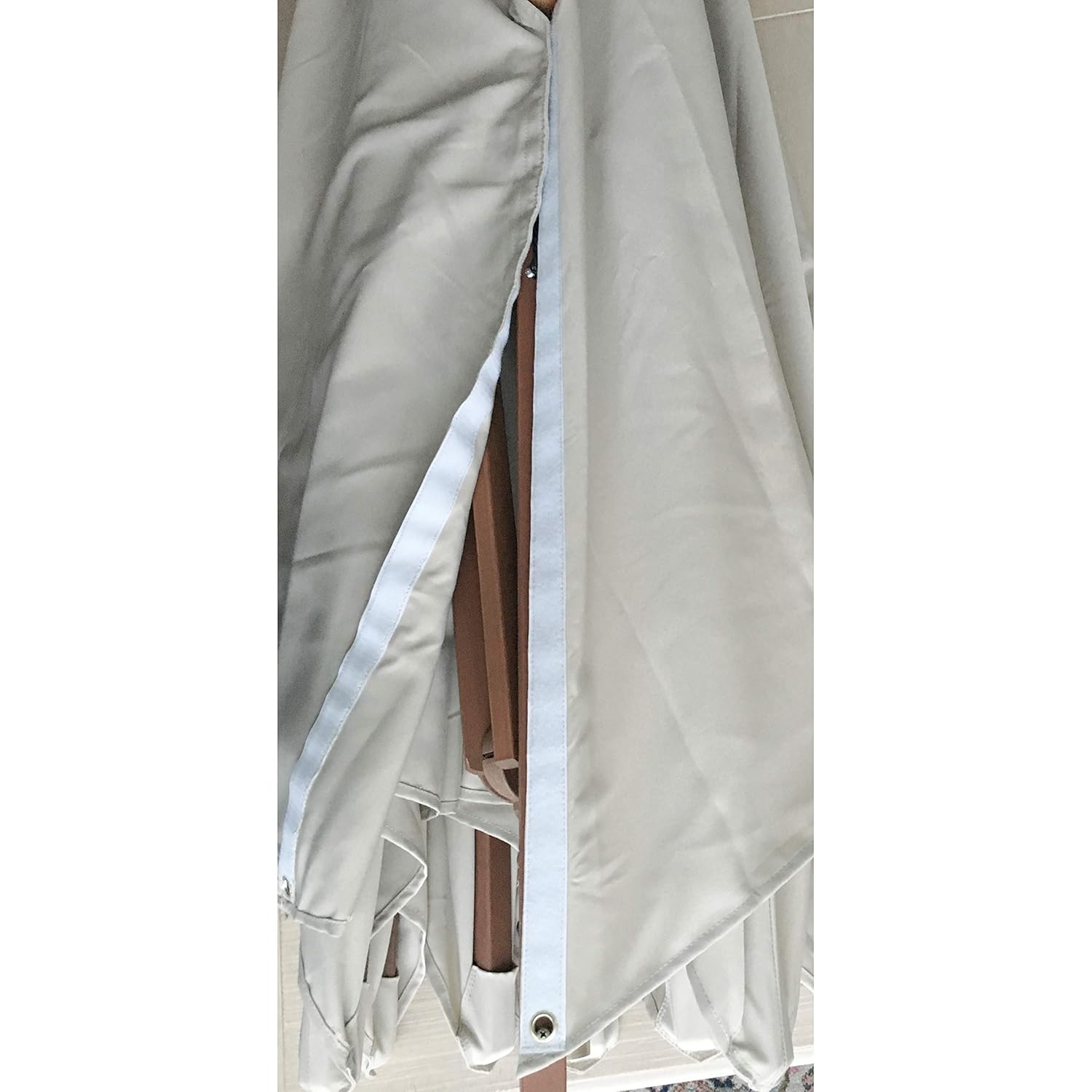 Canopy Only Formosa Covers Replacement Umbrella Canopy For 11ft 8 Rib Supported Bar Cantilever Market Outdoor Patio Shades In Taupe Ribs Length 64 To 66 Patio Lawn Garden Umbrella Covers