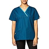 WonderWink Women's Origins Charlie Scrub Top, Caribbean, XX-Small