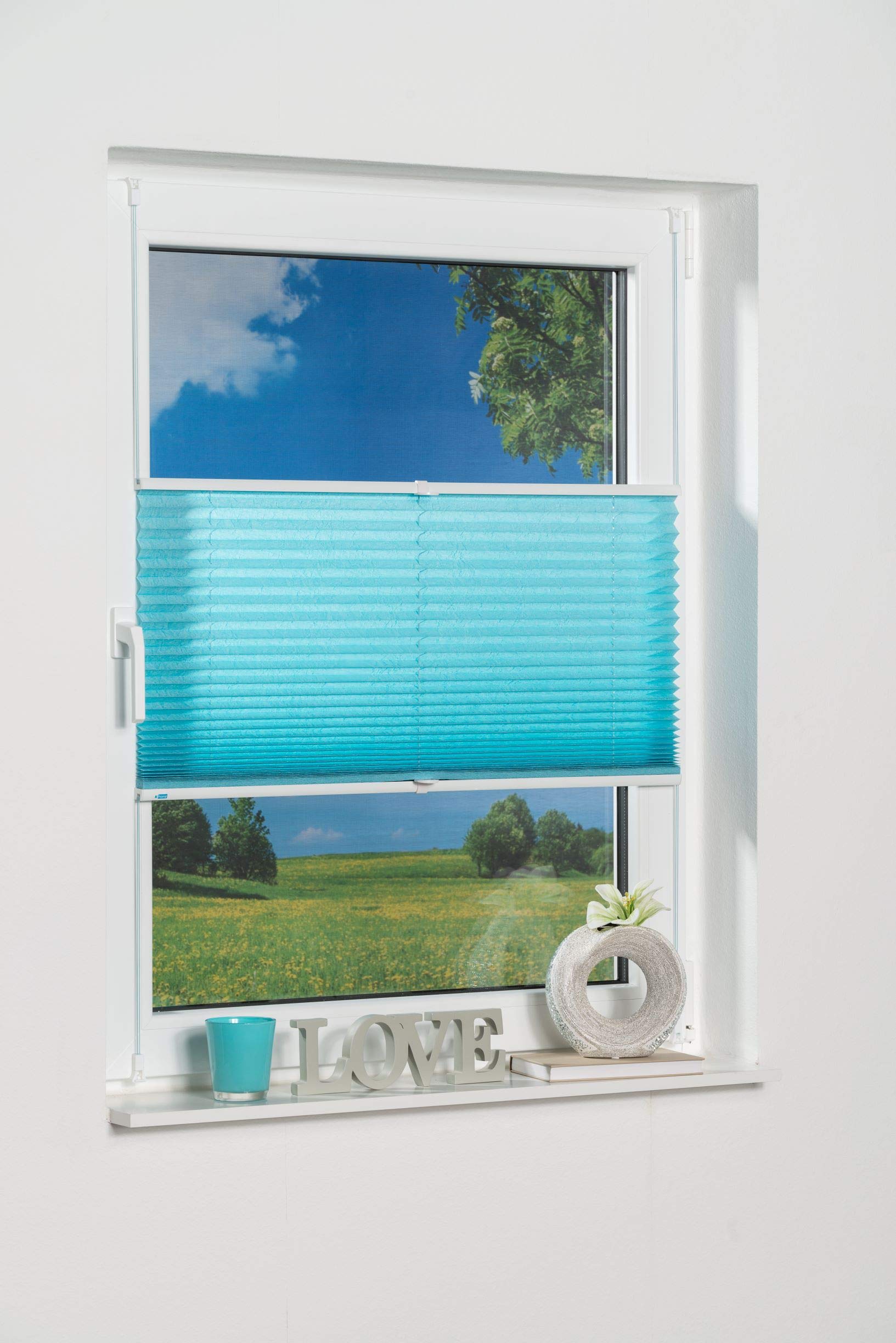 K-home -, Polyester, Blue (ice blue), 65 x 130 cm