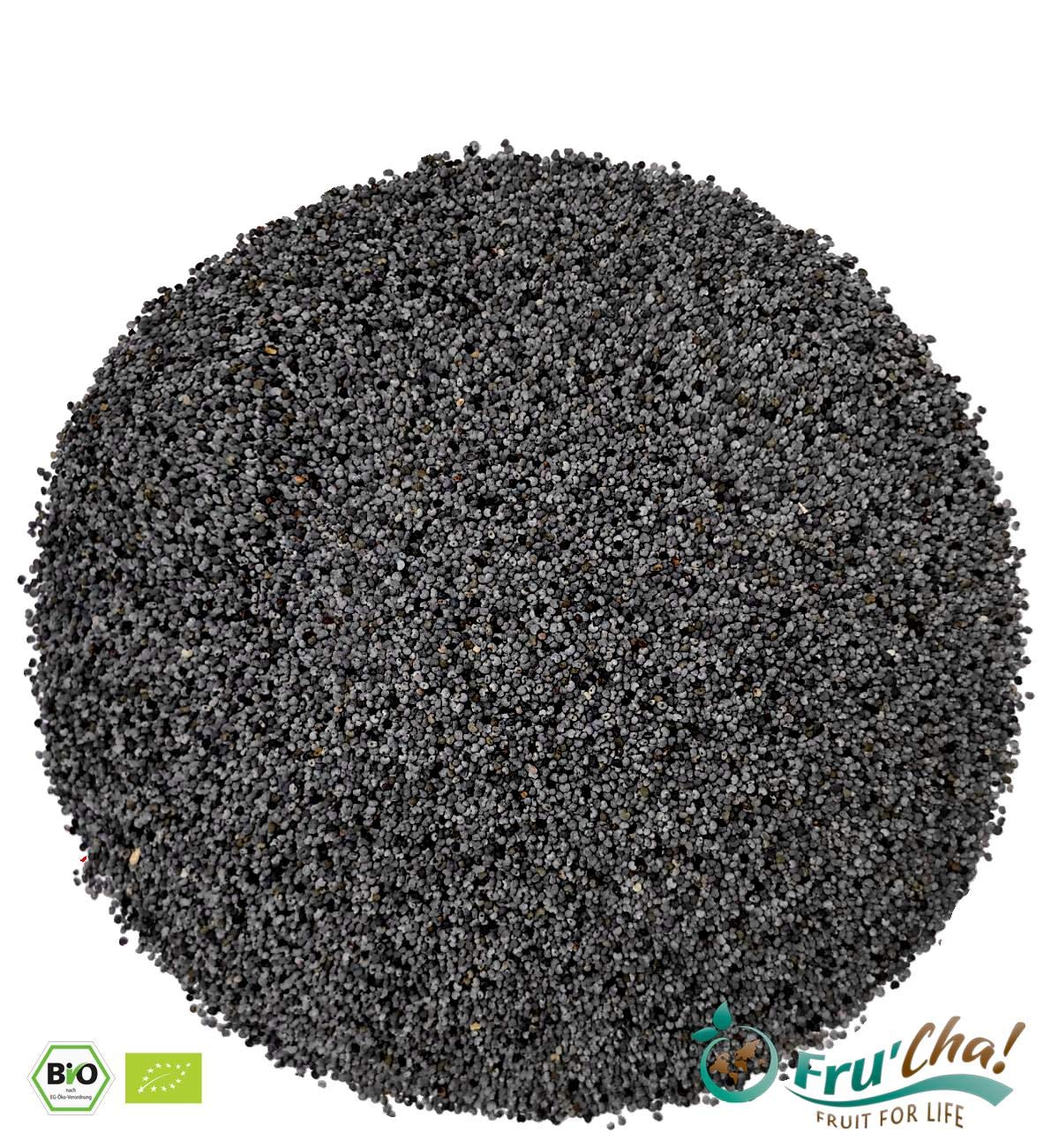 BIO Mohn Blau (Blaumohn), Rohkostqualität - 500g: Amazon.de ...