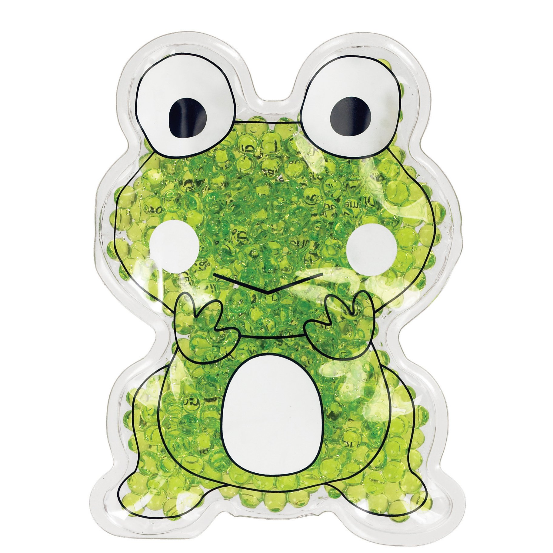 TheraPearl Children's Pal, Ribbit the Frog, Non Toxic Reusable Hot and Cold Therapy Pack for Injuries, Bruising ,Swelling and Pain Relief Ice Pack — image 1