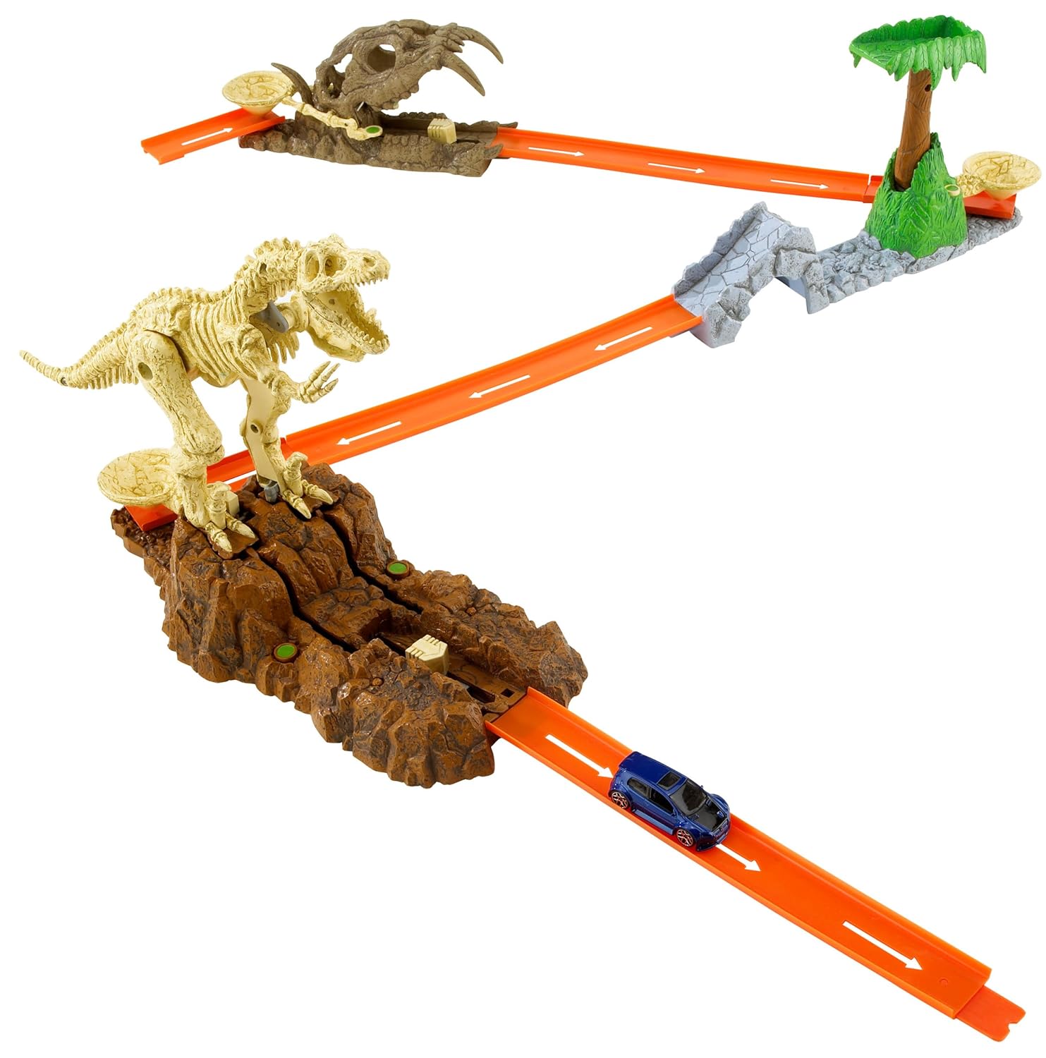 Hot Wheels Trick Track Jurassic Starter Set Amazon.co.uk Toys & Games