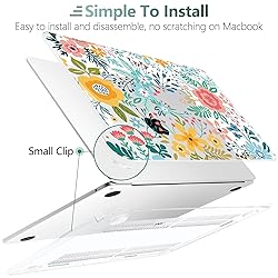 TWOLSKOO Compatible with MacBook Air 15 inch Case