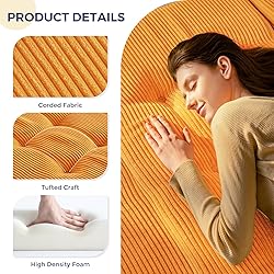 MAXYOYO Tri-Fold Mattress, 6 Inch Tufted Folding