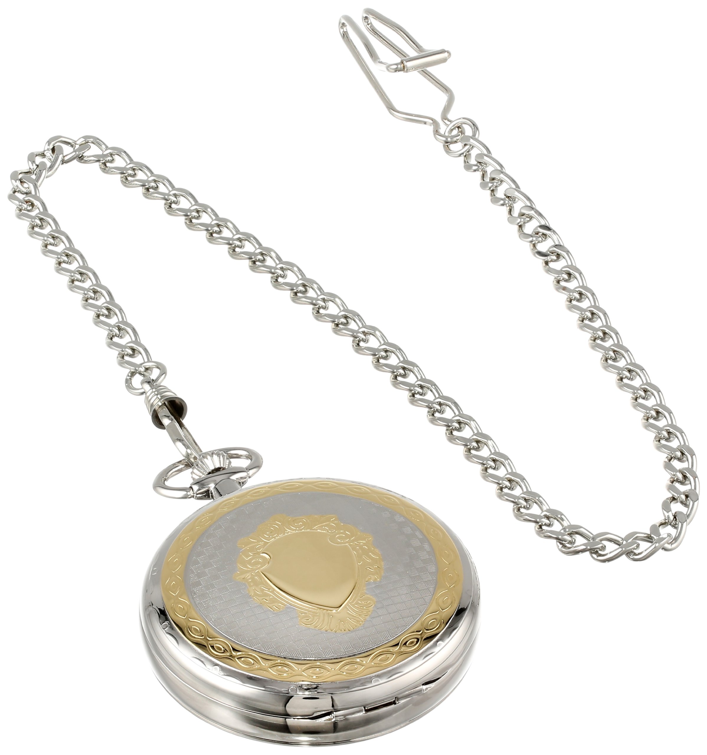 Charles-Hubert, Paris Two-Tone Mechanical Pocket Watch