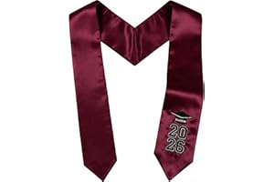 TFTAFAN Graduation Stoles grad Honor Stoles Embroidered CLASS OF 2025 Sash for High School, College, Bachelor, Degrees