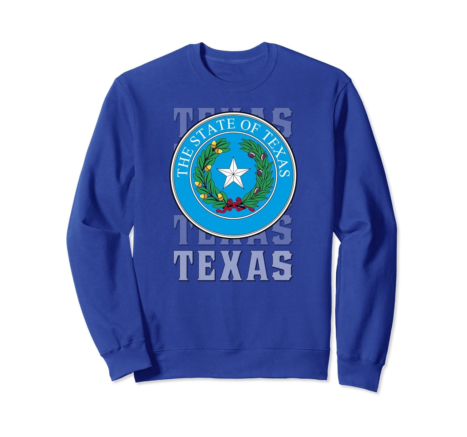 Texas Sweatshirt Seal of the Lone Star State -h-ANZ