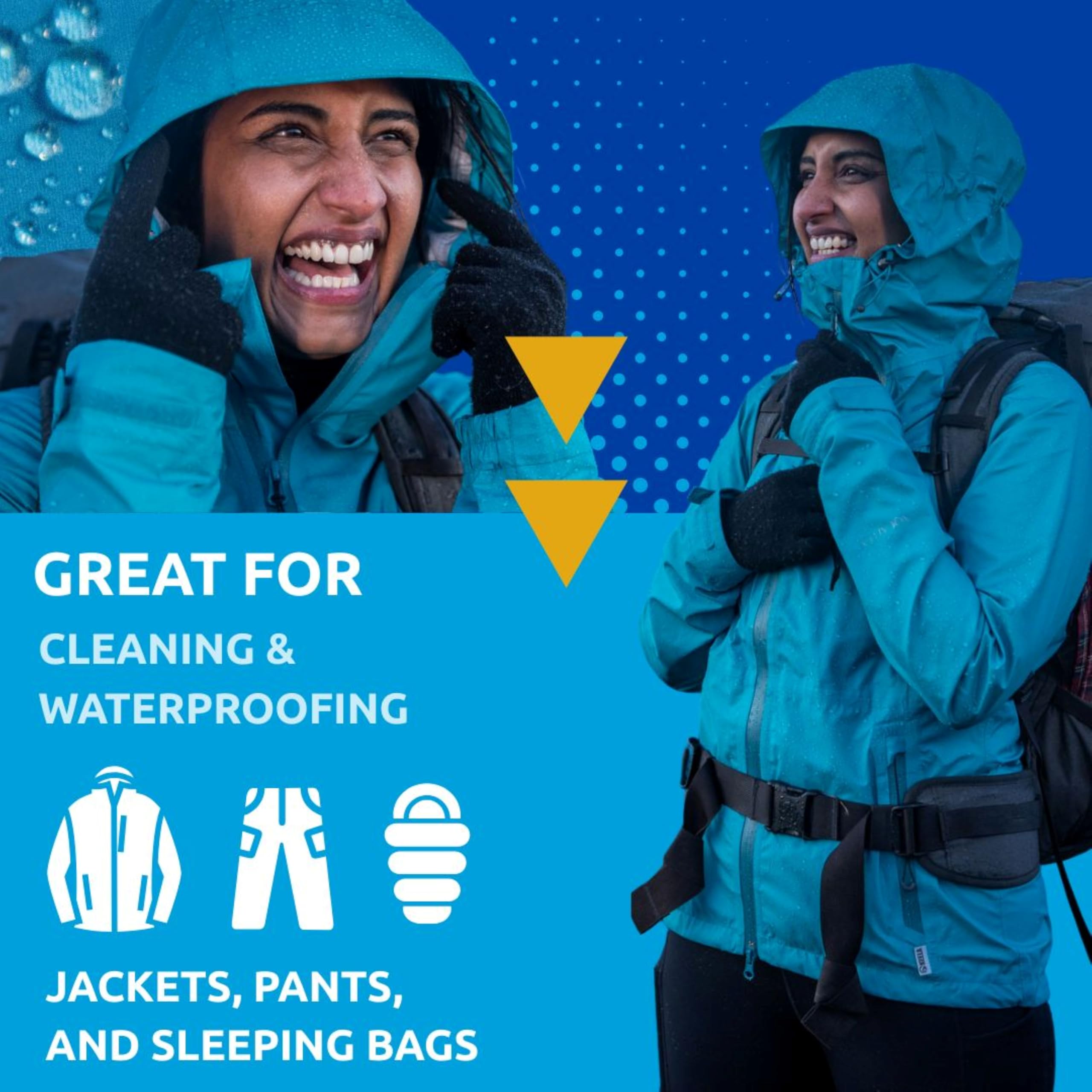 Nikwax Hardshell Cleaning & Waterproofing Duo-Pack