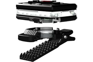 Guardian Angel Jaw Clip Mount Accessory – Magnetic Mount with Screw-in Feature – Spring Action for Quick Release & Non-Slip Teeth for Grip – for Backpacks, Belts, Safety Vests, Thin Straps, & Hats