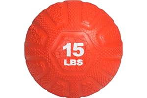 PRISP Weighted Rubber Medicine Ball - Weight Ball for Strength Exercises and Fitness Workouts