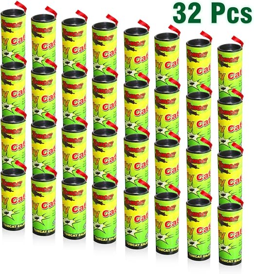 Bivan 32pcs Atrapa Moscas Tiras Atrapamoscas Adhesivos Trampa ...