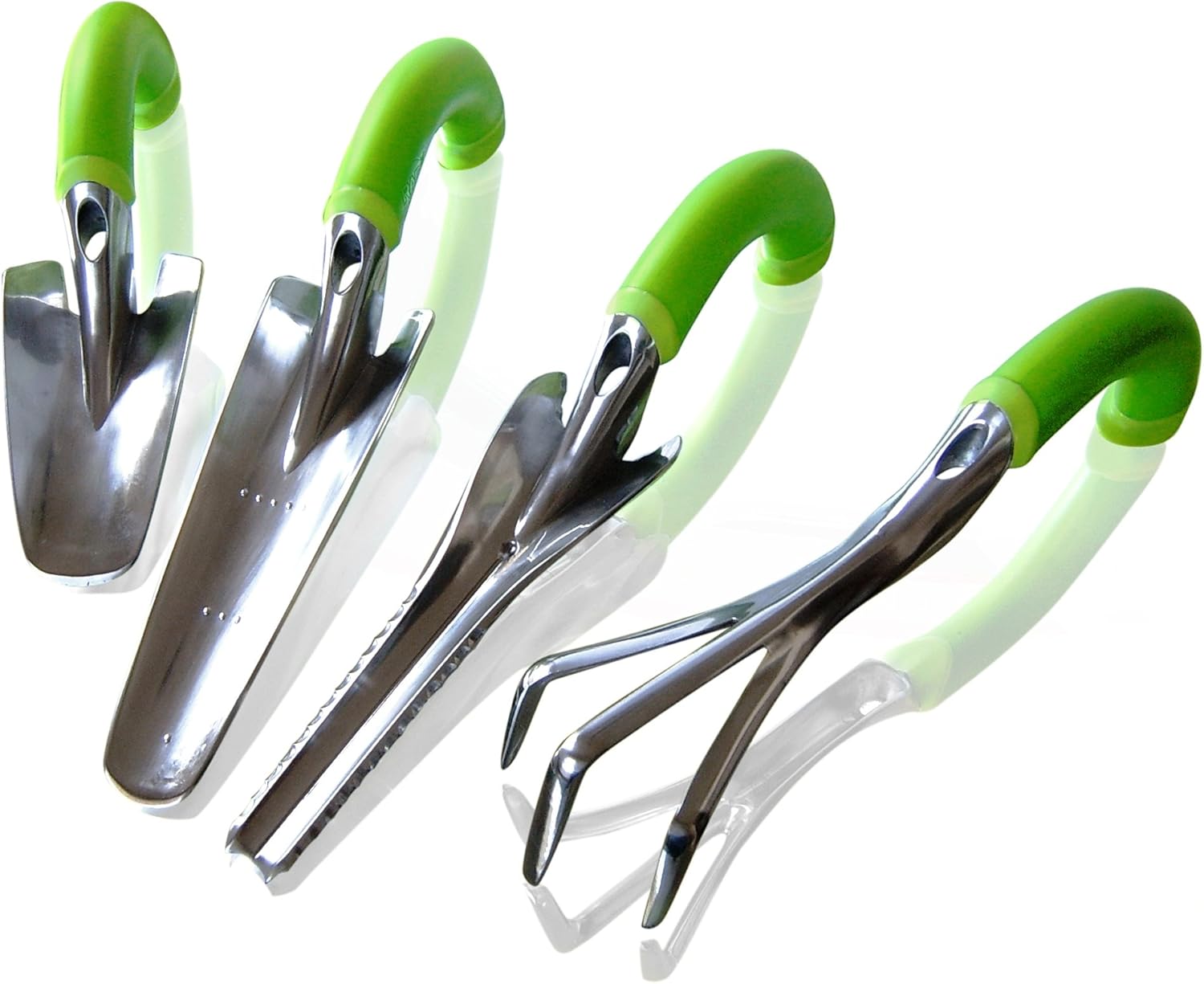 Radius Garden NRGSET Green 4Piece Ergonomic Gardening Hand Tool Set