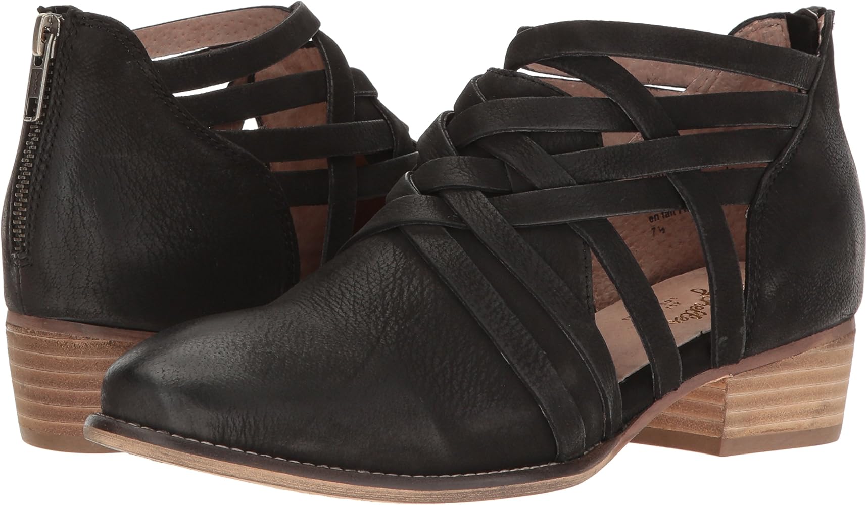 seychelles so blue cutout bootie