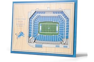 YouTheFan NFL 5-Layer Stadiumview 3D Wall Art