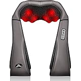 Neck Massager Gift for Family/Friend, Back Neck Massager with Heat, Shiatsu Back Massager Kneading Shoulder Massager, Electri