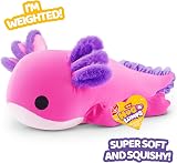Hug-A-Lumps Axolotl Medium Ally Weighted Plush by ZURU Cuddly Squishy view 3