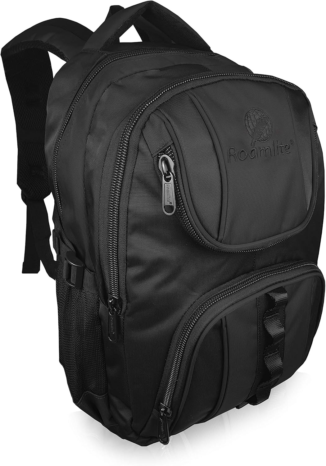 plain black backpack for school