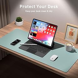 Aothia Leather Desk Pad Protector, Mouse