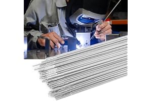 UNIFAMILY 60Pcs Aluminum Welding Rods ER4043 1/16" x 16", TIG Welding Rod, Low Temp Aluminum Rod, Low Splatter Corrosion Resi