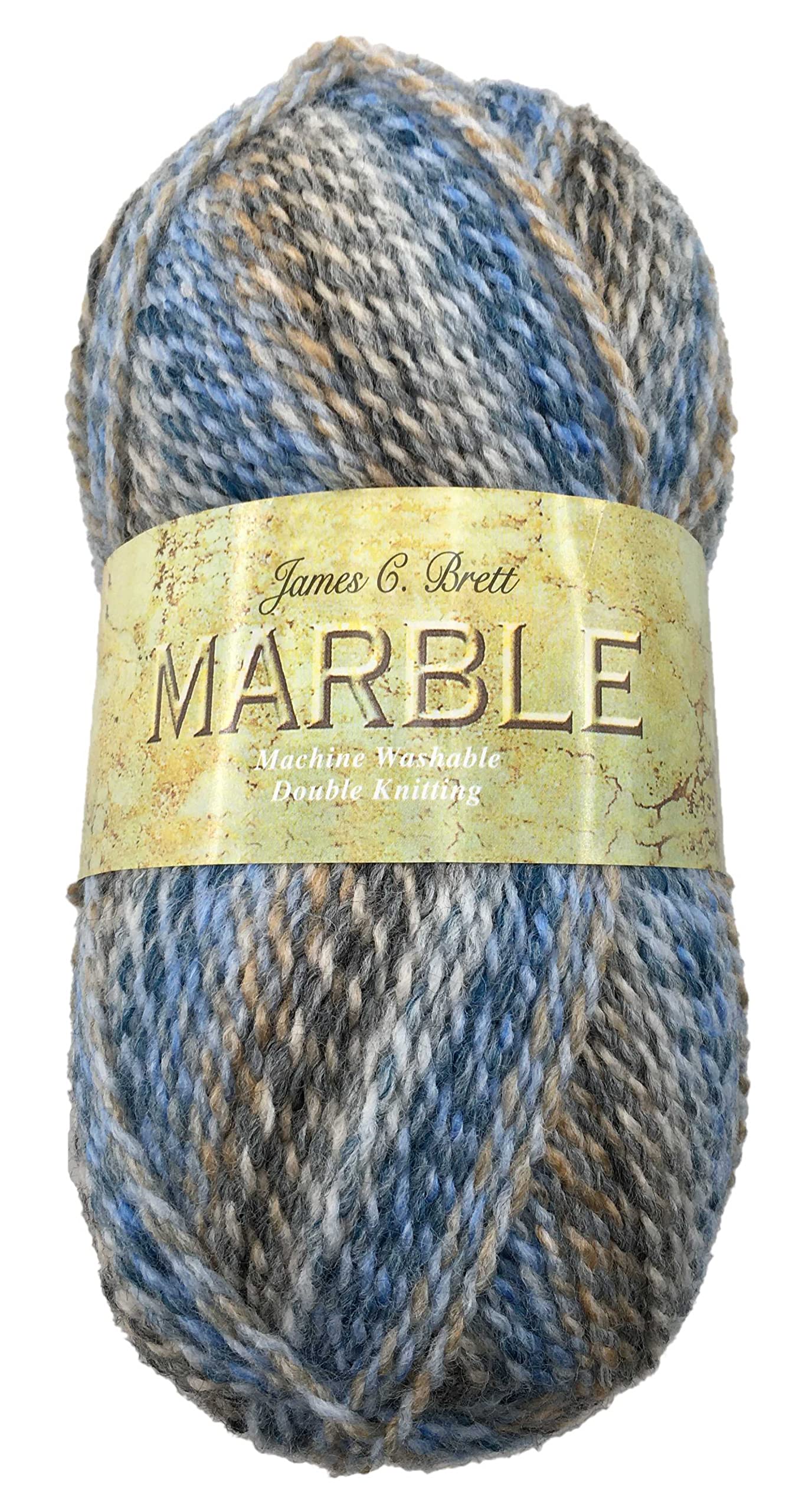 James C Brett Marble DK Double Knitting Yarn - 100g Ball - Acrylic Wool for Knitting & Crochet (Oceans Edge)