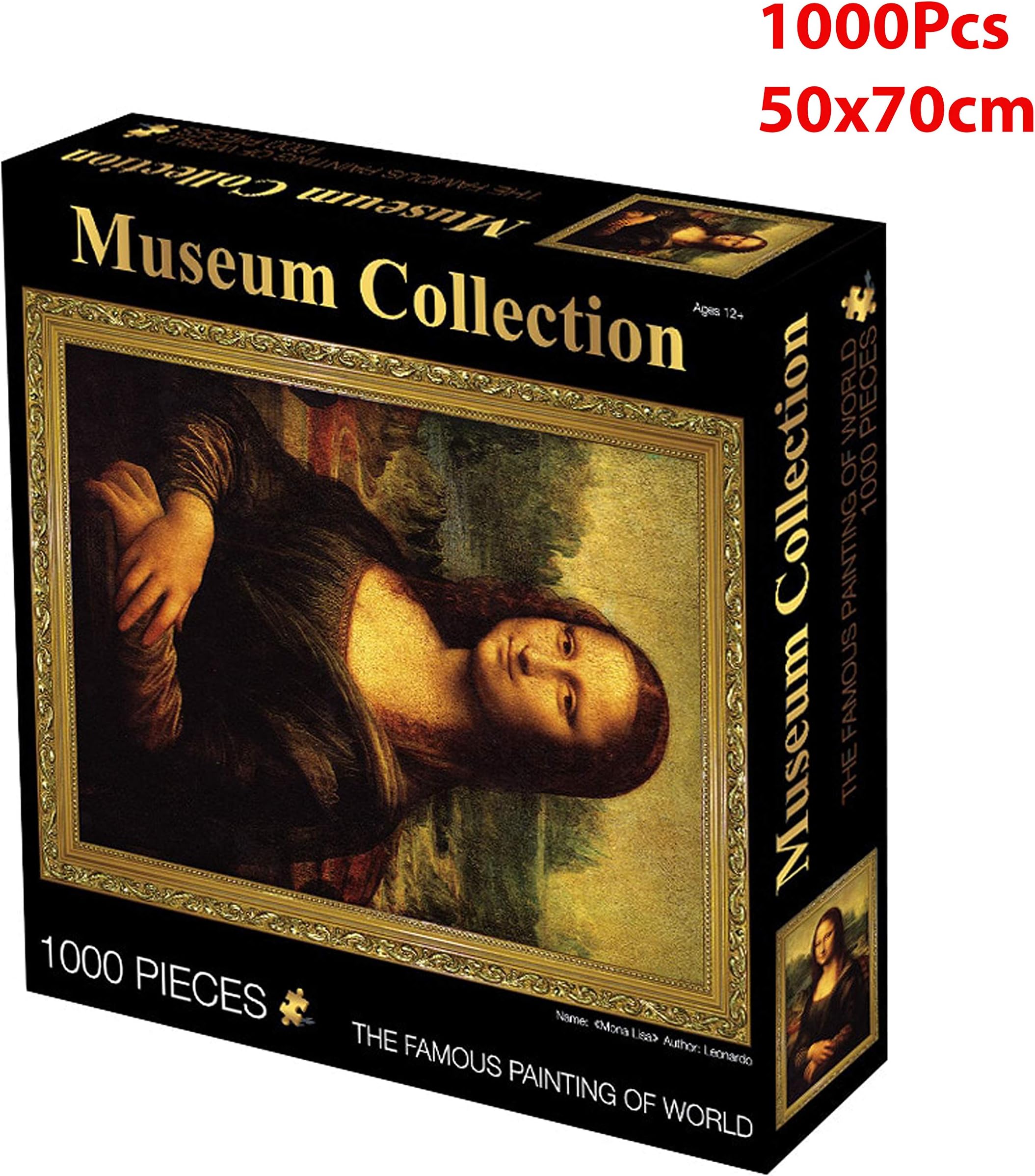 GrandeNero New 1000 Piece Puzzles for Adults Mona Lisa Seze 50x70cm