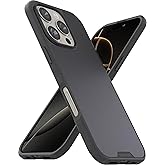 Smartish® iPhone 16 Pro MagSafe Case - Gripmunk Magnetic Slim Case [Lightweight + Protective] Thin Grip Cover with Microfiber Lining for Apple iPhone 16 Pro - Black Tie Affair