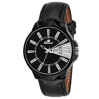 Louis Weil LW5140 Black Rebel Analog Watch - for Men/Boys