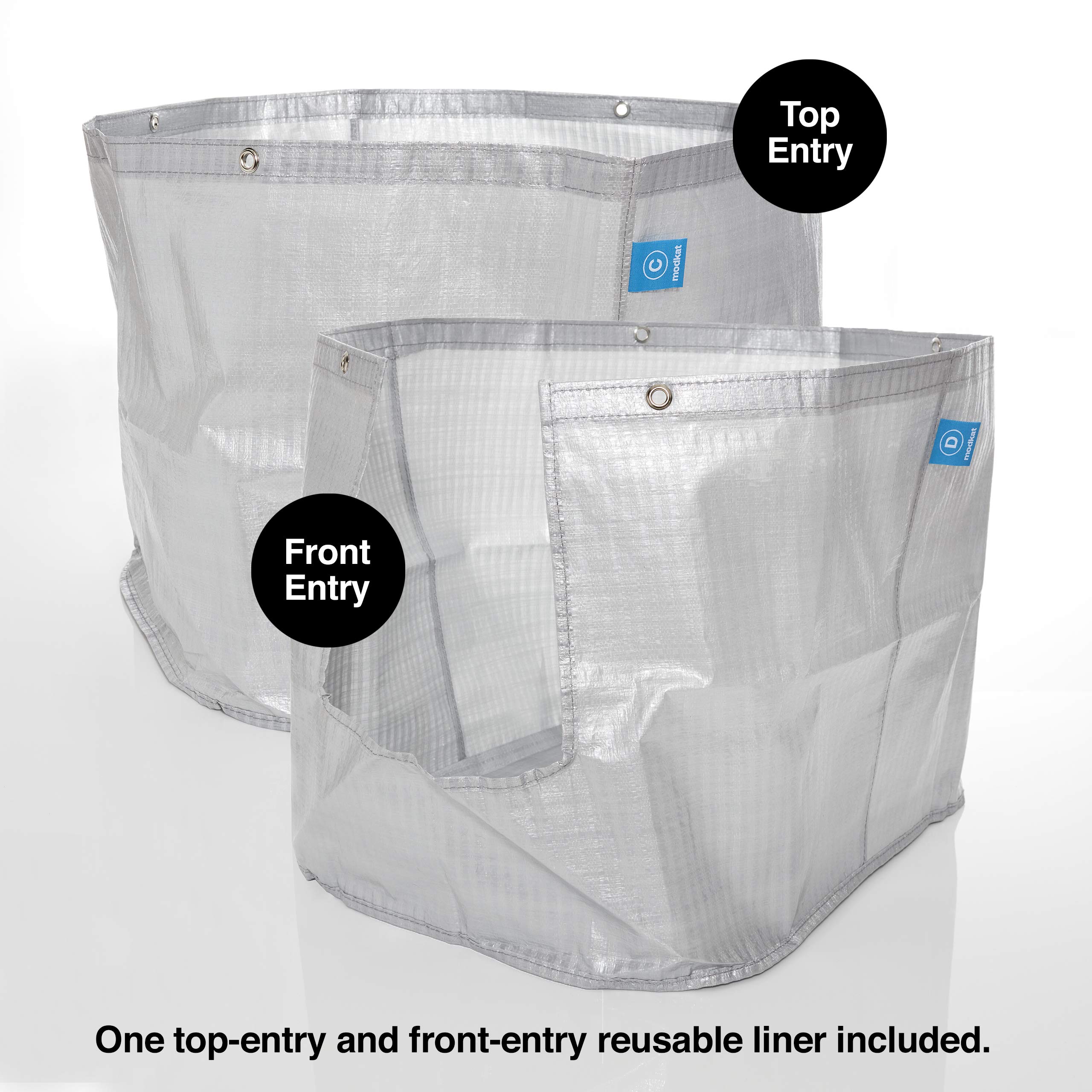 Modkat XL Litter Box, Top or FrontEntry Configurable, Includes Scoop