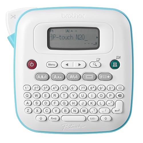 Brother P-Touch Label Maker with Tape PT-N20 - Personal Desktop - Thermal Labeling Machine ptouch